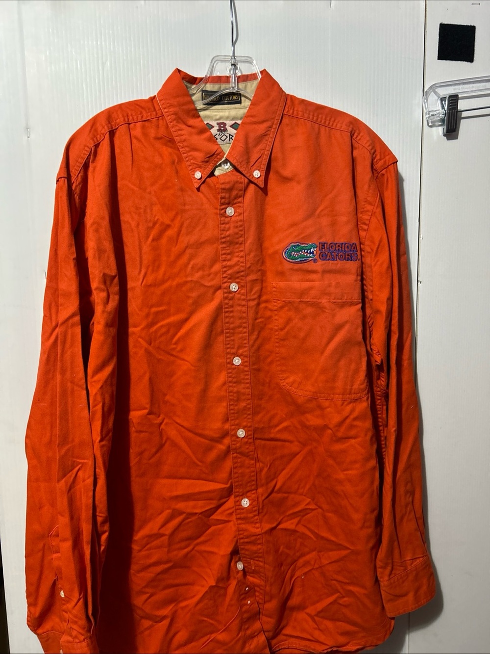 Florida Gators Orange Button-Down Casual Shirt